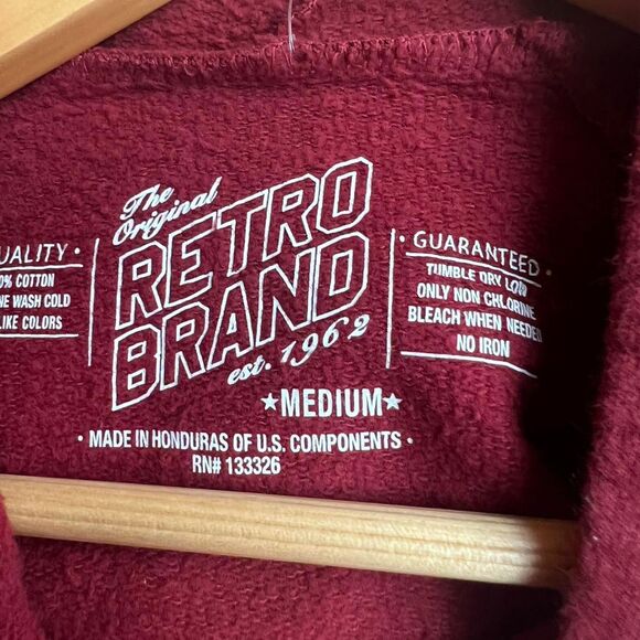 Unbranded Women's Burgundy and Red Hoodie - Picture 4 of 8